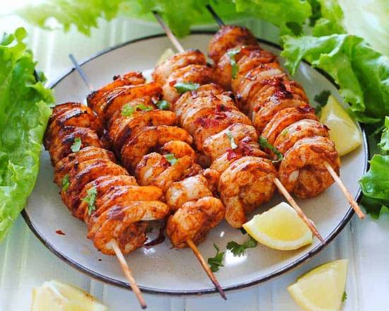 Order Grilled Tandoori Shrimp food online from Desi Chops store, Terrace on bringmethat.com