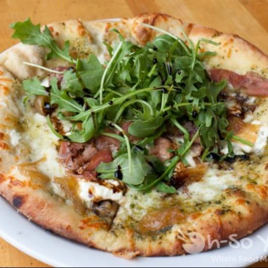 Order 12" The Righteous Pig Pizza food online from The Haven Pizzeria store, San Diego on bringmethat.com