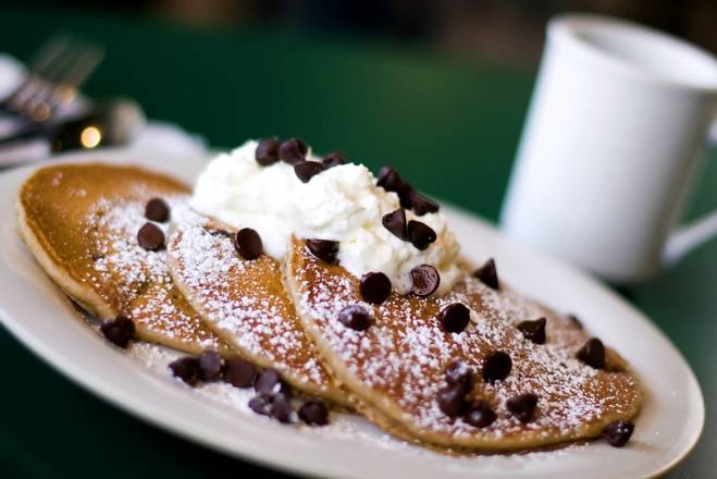 Order Chocolate Chip Pancakes food online from The Original Pancake House store, Forest Acres on bringmethat.com