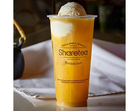 Order Mango Ice Blended with Ice Cream food online from Sharetea store, Oklahoma City on bringmethat.com