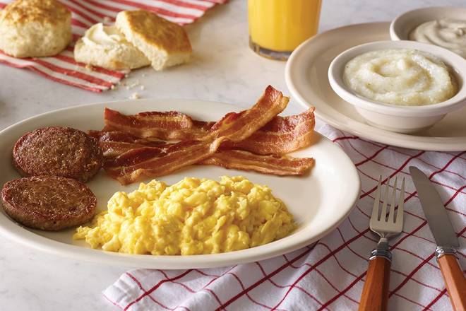 Order Double Meat Breakfast food online from Cracker Barrel Old Country Store store, Somerset on bringmethat.com