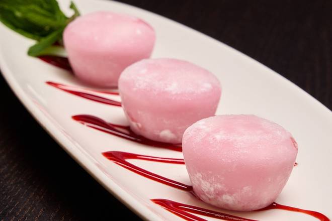 Order STRAWBERRY MOCHI ICE CREAM food online from Benihana store, Manhasset on bringmethat.com