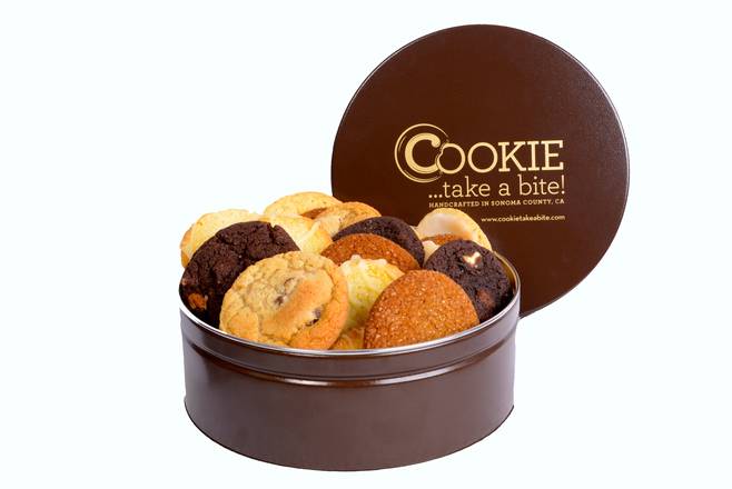 Order Build Your Own Cookie Tin (25 pcs) food online from Cookie...take a bite store, Santa Rosa on bringmethat.com