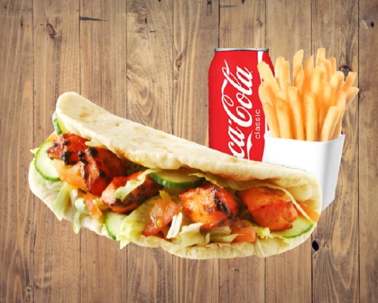 Menu cheese naan poulet