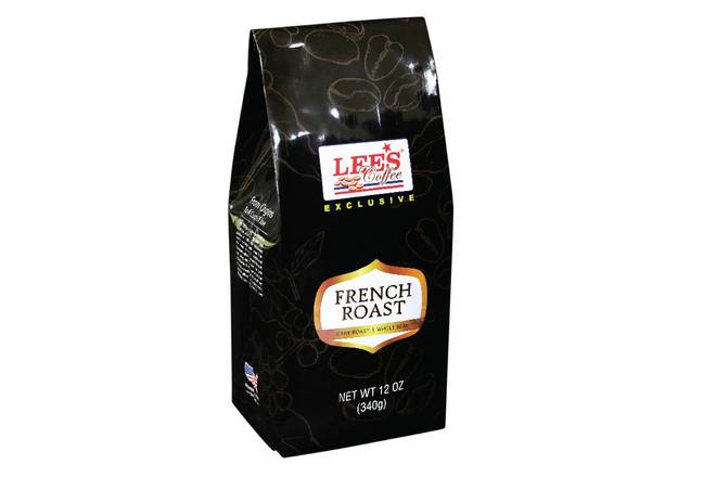 Order French Roast Ground Coffee 12oz food online from Lee's Sandwiches store, Alhambra on bringmethat.com