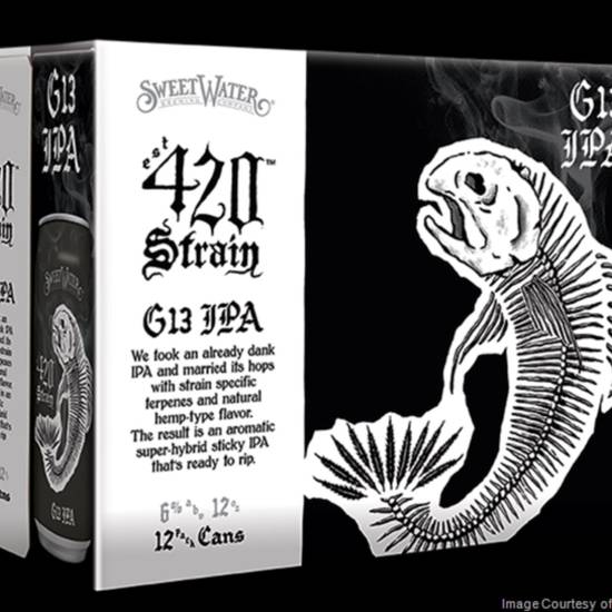 Order Sweetwater G13 IPA 6pk Cans 6% ABV  food online from Princess Liquors store, Port Saint Lucie on bringmethat.com
