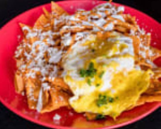 Order Chilaquiles  food online from Pancho's Cafe store, Philadelphia on bringmethat.com