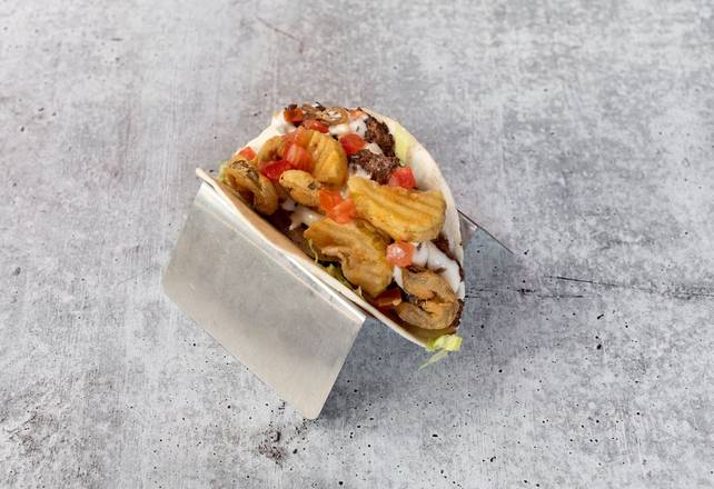 Order Royale With Cheese Taco food online from Tin Lizzy Cantina store, Tallahassee on bringmethat.com