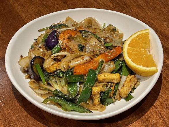 Order #65. Signature Pad Kee Mow food online from Thai House store, Charlotte on bringmethat.com