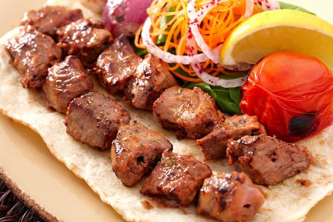 Order Beef Kebab Platter food online from Athena Cafe store, Metairie on bringmethat.com