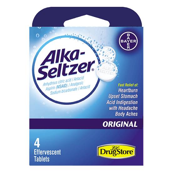 Order Alka-Seltzer 4ct food online from Casey store, Carter Lake on bringmethat.com