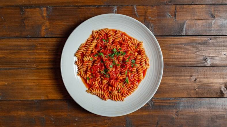 Order GF Pasta with Marinara Sauce food online from Pinstripes store, North Bethesda on bringmethat.com