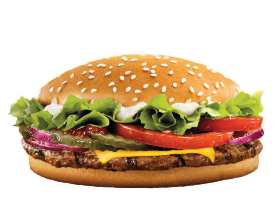 Menu grill burger