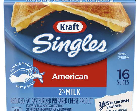 Order Kraft American Cheese (24 Slices) food online from Fresko Market store, Miami on bringmethat.com