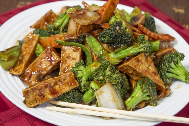 Order Bean Curd with Mixed Vegetables food online from Golden Wok store, Rochester on bringmethat.com