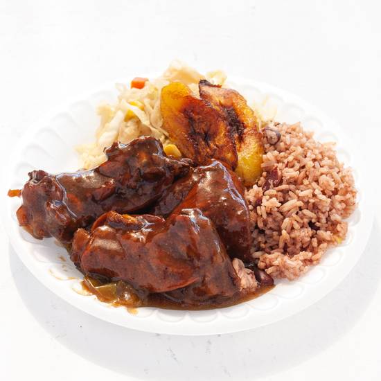 Order Stew Chicken Large food online from Lawrence Caribbean Restaurant store, Charlotte on bringmethat.com