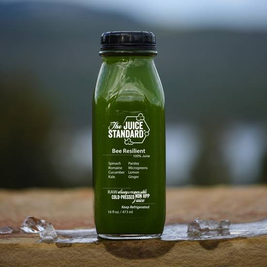 Order Bee Resilient Juice 16oz food online from The Juice Standard store, Las Vegas on bringmethat.com