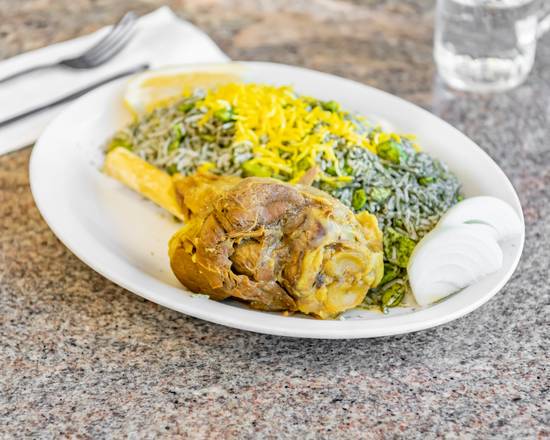 Order Lamb Shank and Baghali Polo food online from Middle East Market store, Berkeley on bringmethat.com