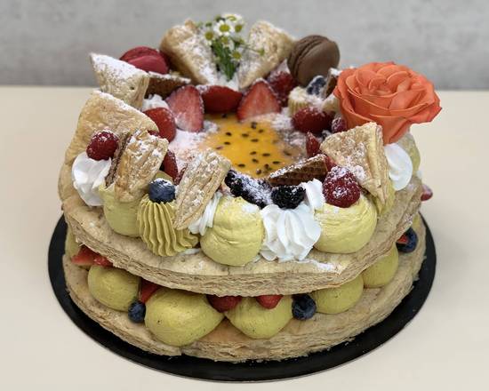Order French Napoleon Layered Cake  food online from Lb Cake Stop store, Baldwin Park on bringmethat.com