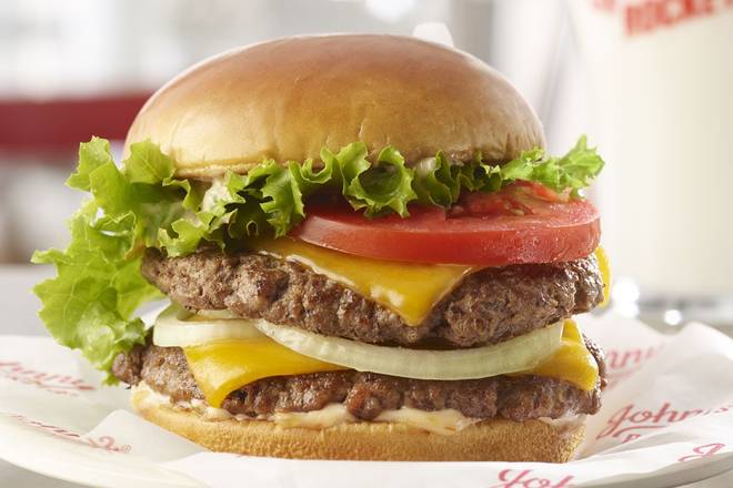 Order Rocket Double food online from Johnny Rockets Citrus Park store, Tampa on bringmethat.com