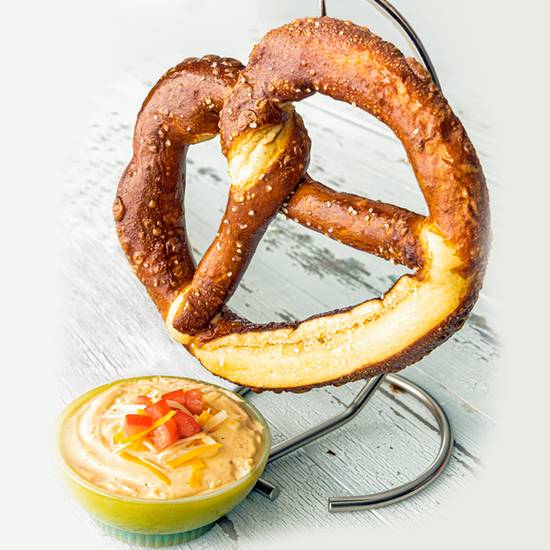Order Bavarian Pretzel and Beer Cheese Dip food online from Hurricane Grill & Wings store, Winter Haven on bringmethat.com