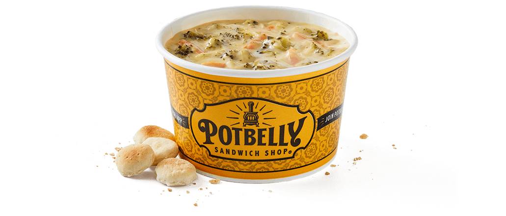 Order Broccoli Cheddar food online from Potbelly Sandwich Shop store, Chevy Chase on bringmethat.com