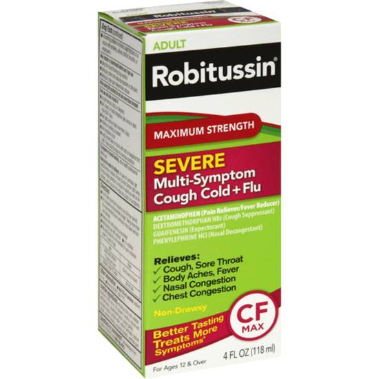 Order Robitussin SEVERE (4 Oz) food online from Santa Monica Liquor store, Santa Monica on bringmethat.com