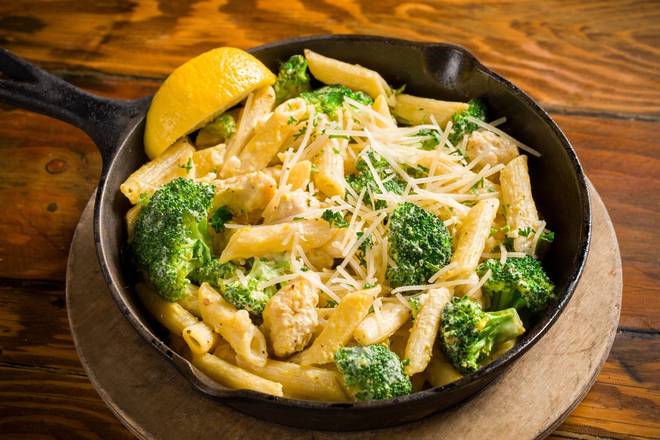 Order Chicken & Broccoli Pasta food online from The Rock Wood Fired Pizza store, Tacoma on bringmethat.com