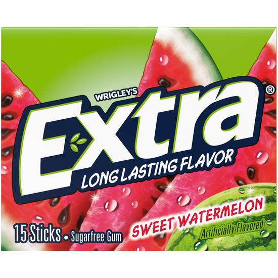 Order Extra Sweet Watermelon Sugarfree Gum, Single Pack food online from Cvs store, LINCOLN on bringmethat.com