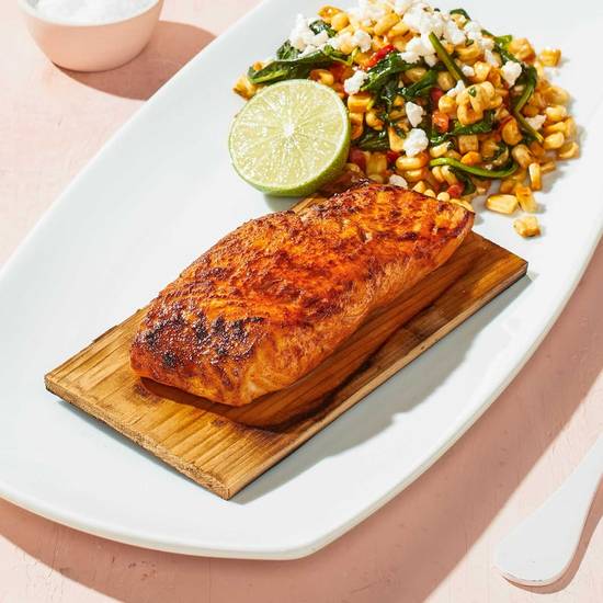 Order CEDAR PLANK SALMON* food online from California Pizza Kitchen store, Orlando on bringmethat.com