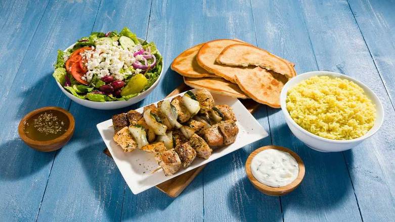 Order Medium Souvlaki Feast food online from Greek Souvlaki store, West Valley City on bringmethat.com