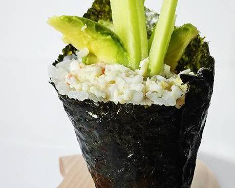 Order California Hand Roll food online from Blue Fish Sushi & Teriyaki store, Huntington Park on bringmethat.com