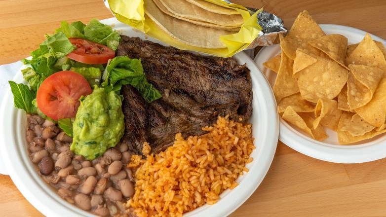 Order Asada Plate food online from Tacos Por Favor store, Santa Monica on bringmethat.com