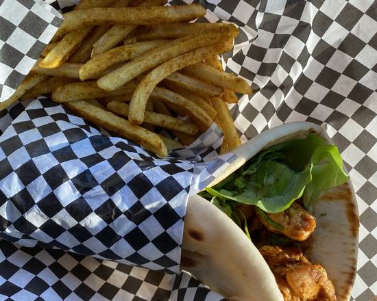 Order Spicy Chicken Pita food online from Vesper Lounge store, Denver on bringmethat.com