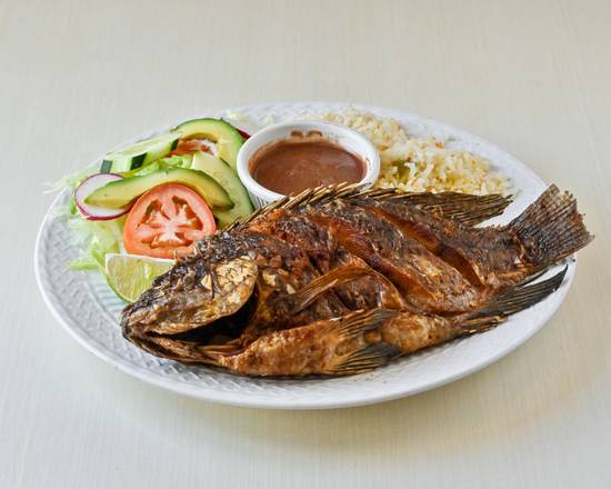 Order Mojarra frita /fried fish  food online from El Nuevo Mirador Restaurant store, Los Angeles on bringmethat.com