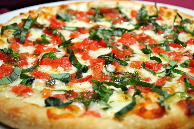 Order 10" Small Margherita Pizza food online from Eddie's Italian Eatery store, Claremont on bringmethat.com