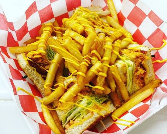 Order Turkey Club Sandwich  food online from Grumpy G store, Lowell on bringmethat.com