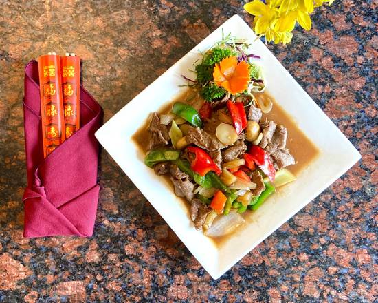 Order Pepper Steak food online from Siam Garden Thai Restaurant store, St. Petersburg on bringmethat.com