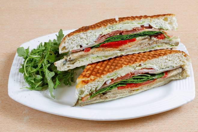 Order Veggie Panini food online from Il Canto Cafe store, San Francisco on bringmethat.com