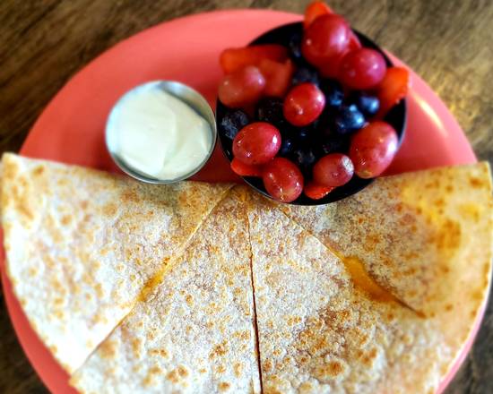 Order Kid’s Cheese Quesadilla  food online from Blu Jam Café store, Tarzana on bringmethat.com