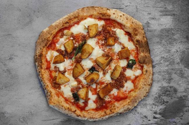 Order 10" Rustica Pizza food online from Pummarola store, Coral Gables on bringmethat.com