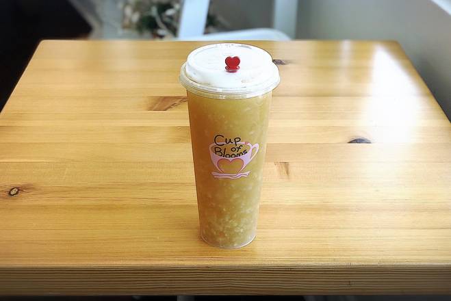 Order Lychee Buckwheat Iced Tea food online from Cup Of Blooms store, San Mateo on bringmethat.com