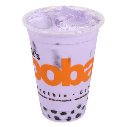 Order Taro Milk Tea food online from Boba Time store, Los Angeles on bringmethat.com
