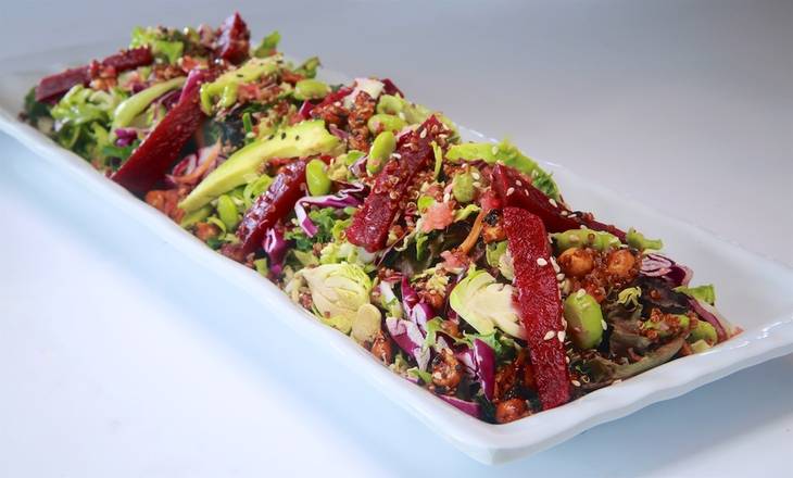 Order Super Greens Asian Salad** food online from F2o Fresh to Order store, Johns Creek on bringmethat.com