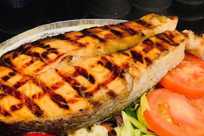 Order Grilled Salmon food online from The chicken shack catering store, New York on bringmethat.com