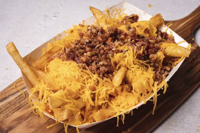 Order Bacon & Cheddar French Fries  food online from Mayamero Street Food store, North Miami Beach on bringmethat.com