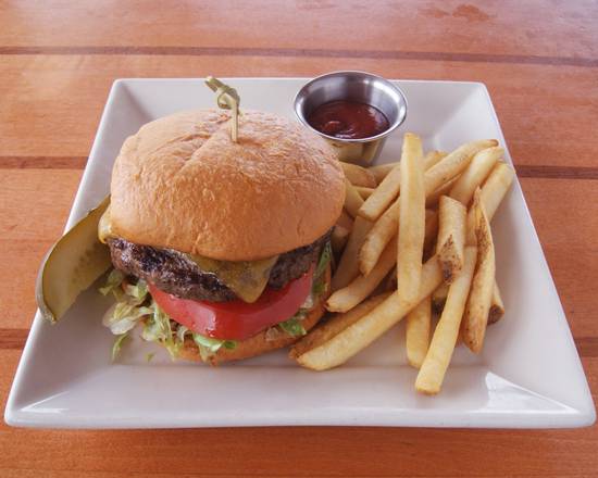 Order 1/2 Pound Royal Ranch Beef Burger food online from Ivar store, Mukilteo on bringmethat.com