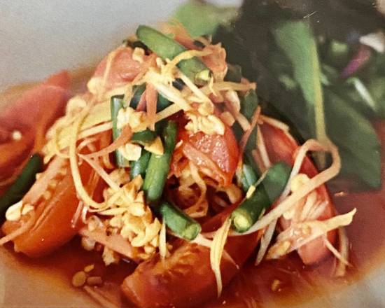 Order Papaya Salad  food online from The Blue Elephant Restaurant store, Saint Louis on bringmethat.com