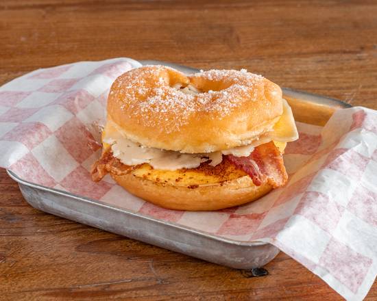 Order Scrambled Egg Sandwich food online from Cosmic Donuts store, Palm Harbor on bringmethat.com