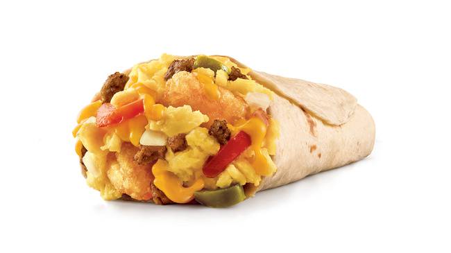 Order SuperSONIC® Breakfast Burrito food online from Sonic store, Kernersville on bringmethat.com